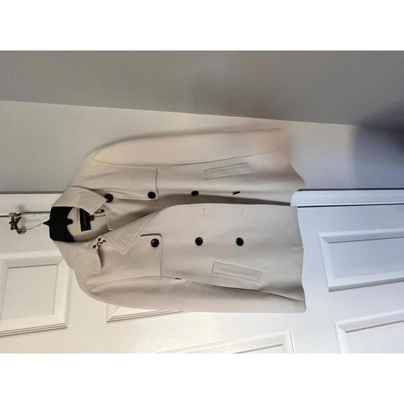 Ann Taylor Cream Cape Coat - Picture 2 of 5